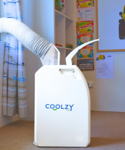 Aire acondicionado móvil Coolzy en una habitación pequeña